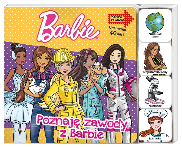 Okładka: Barbie. Zagraj Ze Mną. Poznaję zawody z Barbie