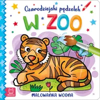 Okładka: Czarodziejski pędzelek. W zoo. Malowanka wodna