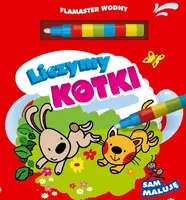 Okładka: Liczymy kotki. Flamaster wodny