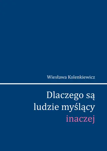 Okładka: Dlaczego są ludzie myślący inaczej