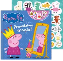 Okładka: Peppa Pig. Opowiadania z naklejkami. Prawdziwa magia!