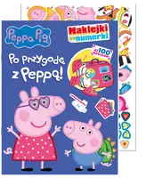 Okładka: Peppa Pig. Naklejki na numerki. Po przygodę z Peppą.