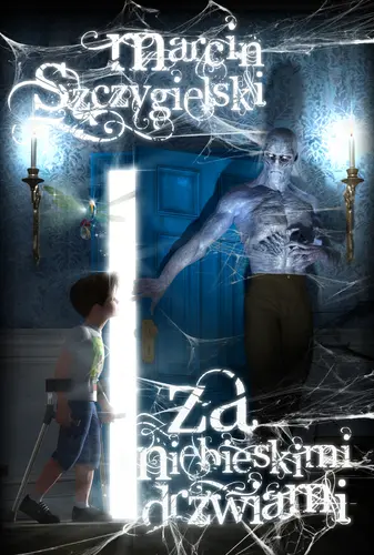 Okładka: Za niebieskimi drzwiami