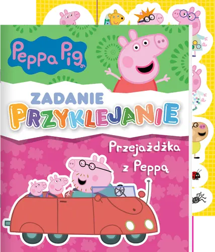 Okładka: Peppa Pig. Zadanie Przyklejanie cz. 5