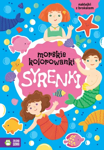 Okładka: Morskie kolorowanki. Syrenki