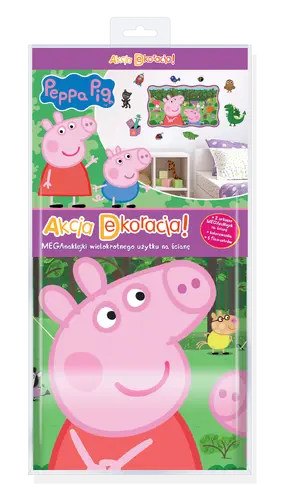 Okładka: Peppa Pig. Akcja Dekoracja