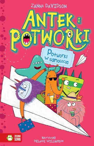 Okładka: Antek i potworki. Potworki w samolocie