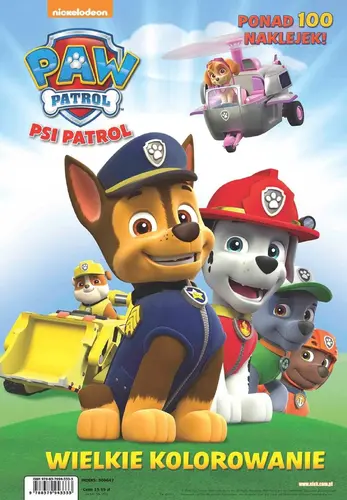 Okładka: Psi Patrol. Wielkie kolorowanie