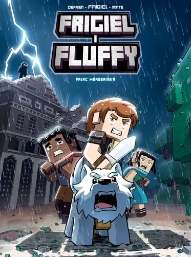 Okładka: Pałac Herobrine’a. Frigiel i Fluffy. Tom 6