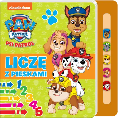 Okładka: Psi Patrol. Liczę z pieskami.