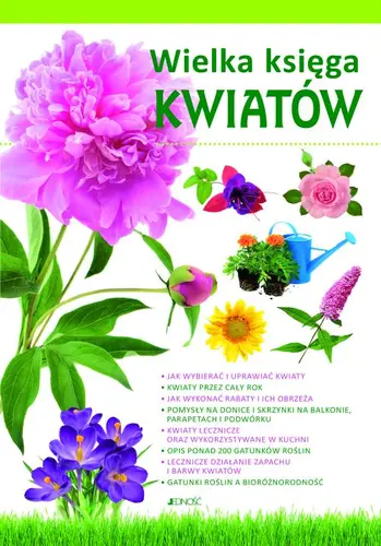 Okładka: Wielka księga kwiatów