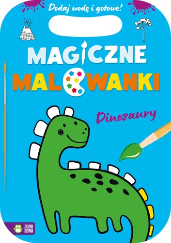 Okładka: Magiczne malowanki. Dinozaury