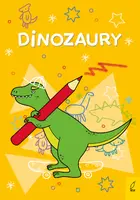 Okładka: Kolorowanki przedszkolaka. Dinozaury