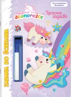 Okładka: Moje Jednorożce. Zadania do ścierania cz. 3 Tęczowe zagadki