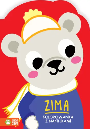 Okładka: Zimowe kolorowanie. Zima