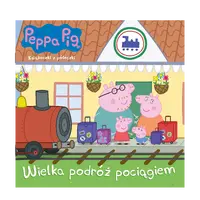 Okładka: Peppa Pig. Książeczki z półeczki. Wielka podróż pociągiem
