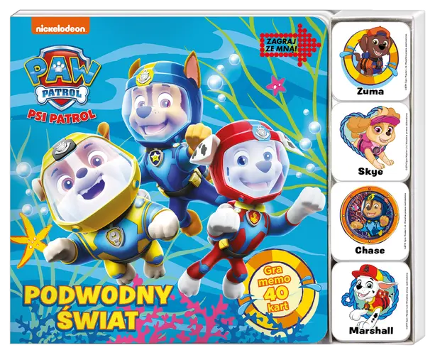 Okładka: Psi Patrol. Zagraj Ze Mną. Podwodny świat
