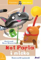 Okładka: Kot Papla i mleko