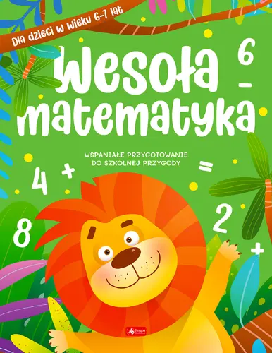 Okładka: Wesoła matematyka dla dzieci w wieku 6–7 lat