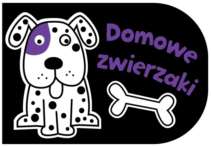 Okładka: Zwierzaki domowe. Czarno białe