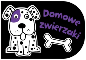Okładka: Zwierzaki domowe. Czarno białe