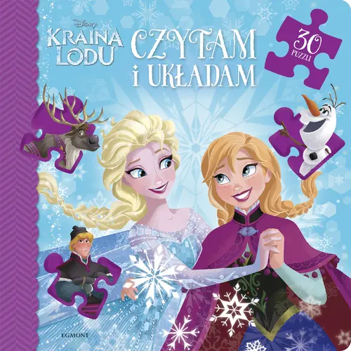 Okładka: Kraina Lodu. Czytam i układam