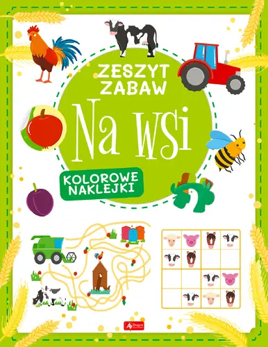 Okładka: Na wsi. Zeszyt zabaw