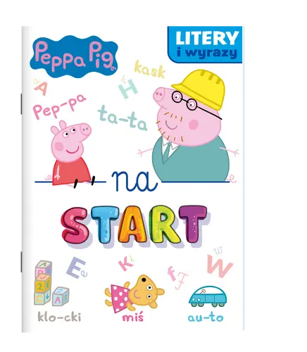 Okładka: Peppa Pig. Na start... cz. 3 Litery i wyrazy