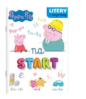 Okładka: Peppa Pig. Na start... cz. 3 Litery i wyrazy