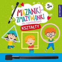 Okładka: Mazanki-zmazywanki dla najmłodszych 3+ Kształty