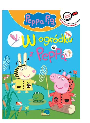 Okładka: Peppa Pig. Odszukaj różnice. W ogródku z Peppą