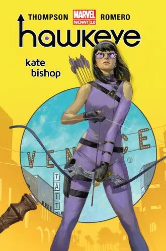 Okładka: Hawkeye. Kate Bishop