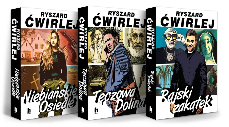 Okładka: Pakiet Ćwirlej: Niebiańskie osiedle, Tęczowa dolina, Rajski zakątek