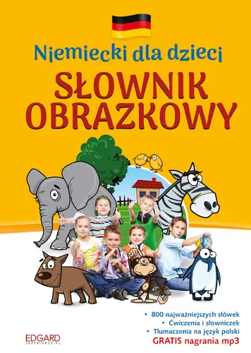 Okładka: Niemiecki dla dzieci. Słownik obrazkowy wyd. 2