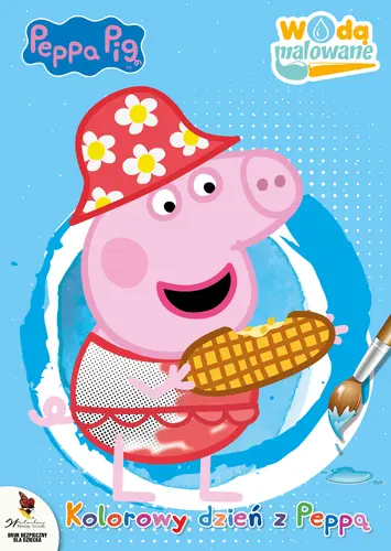 Okładka: Peppa Pig. Wodą malowane. Kolorowy dzień z Peppą