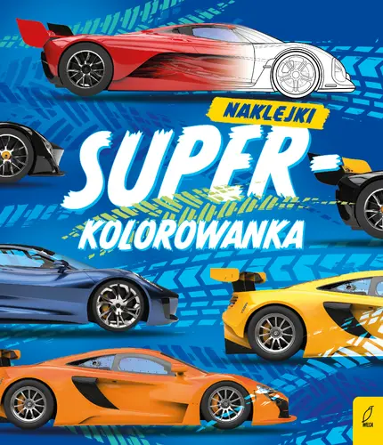 Okładka: Superkolorowanka. Moja niebieska kolorowanka