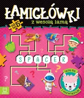 Okładka: Łamigłówki z wesołą lamą. Uczę się i rozwiązuję. Od 5 lat