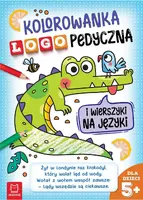 Okładka: Kolorowanka logopedyczna i wierszyki na języki