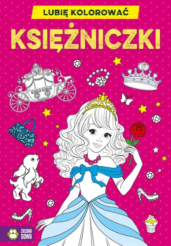 Okładka: Lubię kolorować. Księżniczki