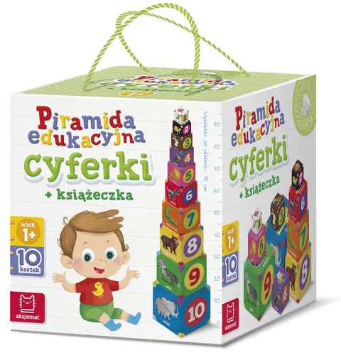 Okładka: Piramida edukacyjna. Cyferki + książeczka