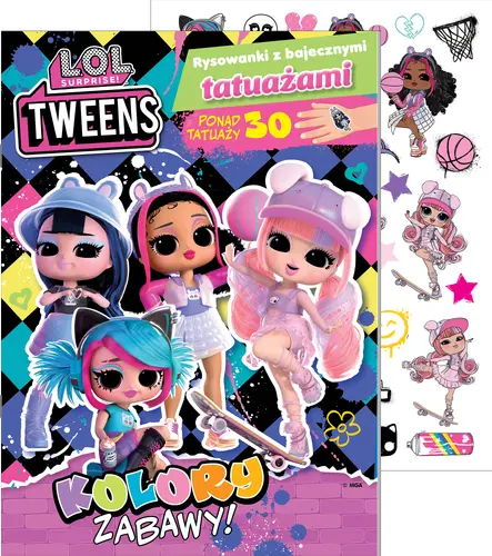 Okładka: L.O.L. Surprise! Rysowanki z bajecznymi tatuażami