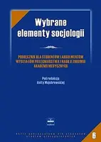 Okładka: Wybrane elementy socjologii