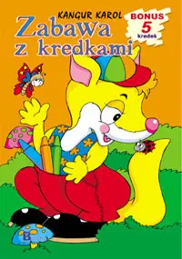 Okładka: Zabawa z kredkami. Kangur