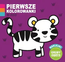 Okładka: Pierwsze Kolorowanki W zoo