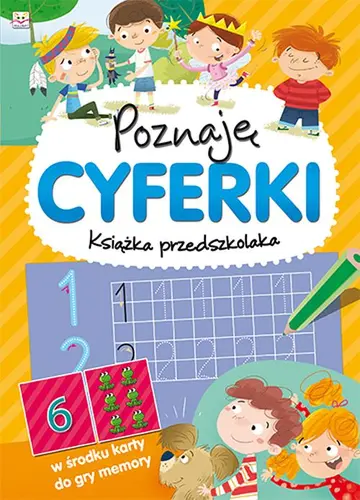 Okładka: Poznaję cyferki. Książka przedszkolaka