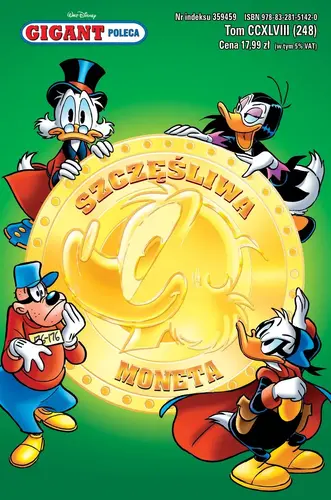 Okładka: Gigant Poleca. Szczęśliwa moneta. Tom 7/2023