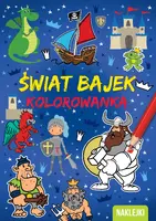Okładka: KOLOROWANKA A4  Świat bajek