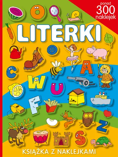 Okładka: Literki. Ponad 300 naklejek