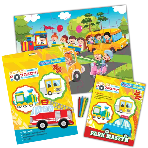 Okładka: Ach, te pojazdy. Zgrana paczka cz. 1