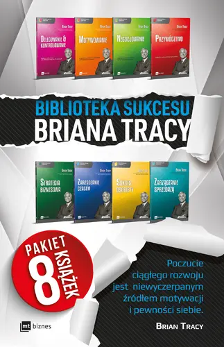 Okładka: Biblioteka Sukcesu Briana Tracy – PAKIET 8 książek